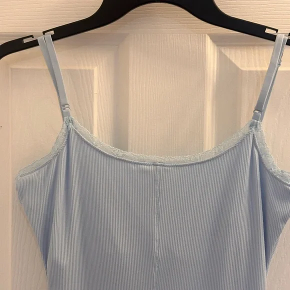 Skims Soft Lounge Lace Onesie in Celeste size Large - Picture 9 of 11